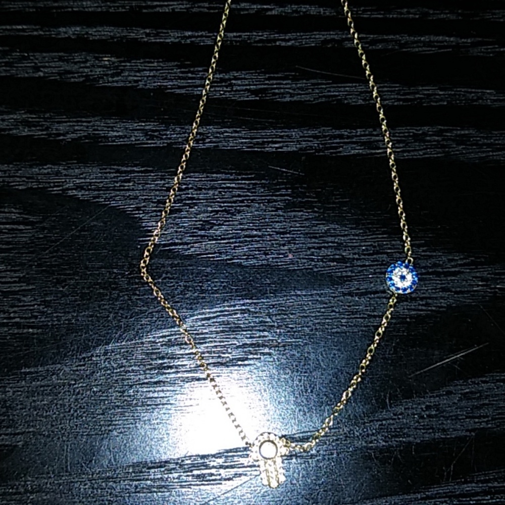 Hasma and Eye Necklace
